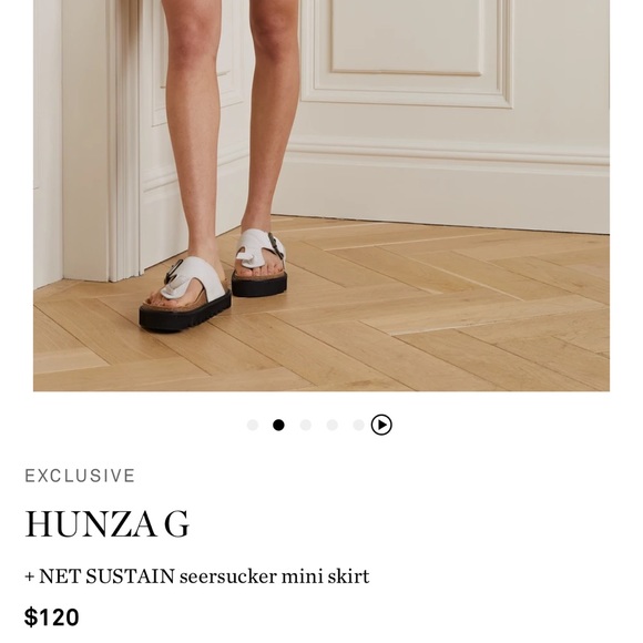 NWOT Hunza G Convertible Mini Skirt / Tube Top - Picture 8 of 8